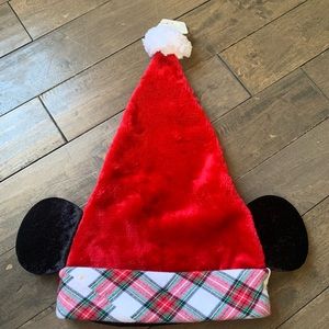 Disney Parks Mickey Mouse Santa Christmas Hat